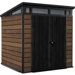 Kerti ház Keter Signature 7x7 Diófa, padlóval