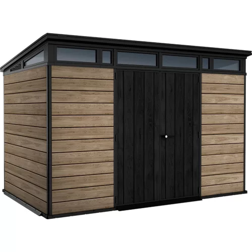 Keter Signature kerti ház 11x7 kőrisfa, padlóval