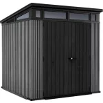 Kerti ház Keter PENT Signature 7 x7 Vertical szürke, padlóval