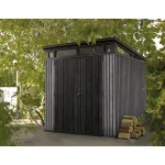 Kerti ház Keter PENT Signature 7 x7 Vertical szürke, padlóval