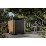 Kerti ház Keter PENT Signature 7x7 Vertical barna, padlóval