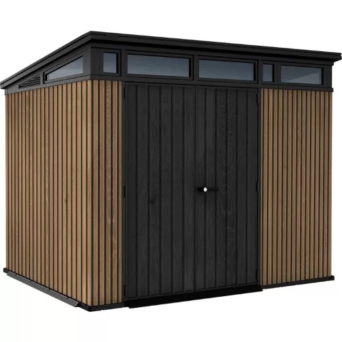 Kerti ház Keter PENT Signature 9x7 Vertical  barna, padlóval