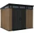 Kerti ház Keter PENT Signature 9x7 Vertical  barna, padlóval