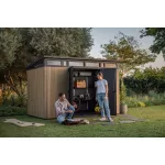 Kerti ház Keter PENT Signature 11x7 Vertical barna, padlóval