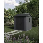 Kerti ház Keter Newton Plus széles 7x7,5 szürke, padlózattal