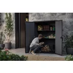 Kerti doboz Keter Signature 1400 l Walnut színben