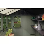 Kerti ház Keter Potting Shed 2 az 1-ben zöld, padlóval