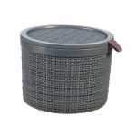 Curver Jute doboz kerek 2L szürke