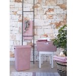 Curver Jute szennyeskosár 46L rózsaszín