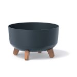 Prosperplast GRACIA LOW 28,5 cm kaspó antracit