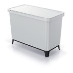 Prosperplast SYSTEMA szemetes kuka 3x10l hamuszínű