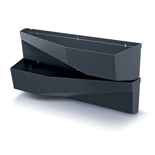 Prosperplast CASCADE GARDEN WALL 2 db-os kaspó készlet antracit