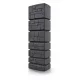 Prosperplast TOWER STONE hordó antracit 350l