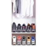 Prosperplast cipőrendező készlet, 38-45 méret antracit, 4 db