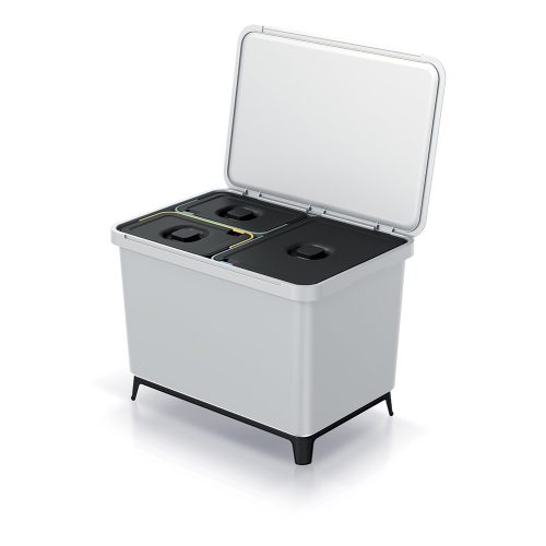 Prosperplast SYSTEMA szemetes kuka 1x23l + 2x10l hamvas szürke