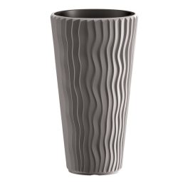 Prosperplast SANDY SLIM virágcserép szürke 34,9 cm