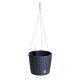 Virágcserép Prosperplast RATO ROUND W 25,6 cm felfüggeszthető, antracit színben