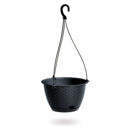   Virágcserép Prosperplast RATOLLA ROUND W antracit felfüggeszthető 21,5cm