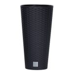 Prosperplast Rato Tubus virágcserép antracit 20 cm-es betéttel