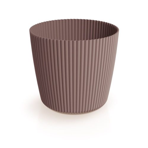 Virágcserép Prosperplast MILLY ROUND marsala 23,6 cm
