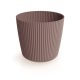 Virágcserép Prosperplast MILLY ROUND marsala 23,6 cm