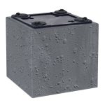 Virágcserép Prosperplast SIERRA CASE beton effect  57,7 cm szürke