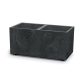 Virágcserép Prosperplast SIERRA CASE beton hatású 77 cm fekete beton