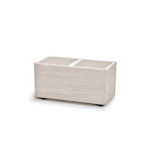 Virágcserep Prosperplast MADERA CASE eco fa 57,7 cm fehér eco