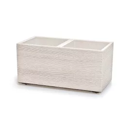   Virágtartó Prosperplast MADERA CASE eco fa 77 cm eco fehér