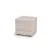 Virágcserép Prosperplast MADERA SQUARE eco fa 38,5 cm fehér