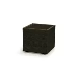 Virágcserép Prosperplast MADERA SQUARE öko fa 38,5 cm kávé