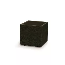   Virágcserép Prosperplast MADERA SQUARE öko fa 38,5 cm kávé