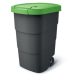 Prosperplast Wheeler 95 l szemetes kuka antracit zöld fedéllel
