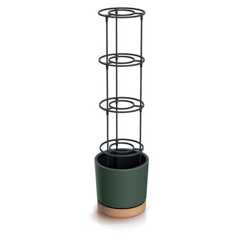 Virágcserép Prosperplast HOME GROWER paradicsom termesztésére,  35 l sötétzöld
