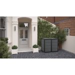 Kerti tároló Keter Hide Away 2x 120 l-es kukákhoz, szürke