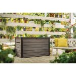 Kerti láda Keter Deco 870 l kőrisfa színben