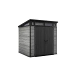 Kerti ház Keter PENT Signature 7x7 Storm Grey, padlóval