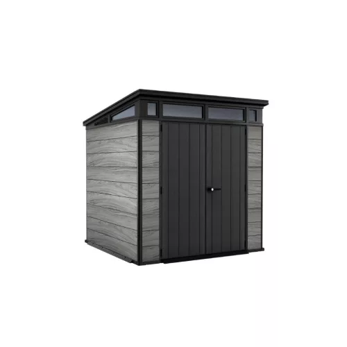 Kerti ház Keter PENT Signature 7x7 Storm Grey, padlóval