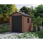 Keter Newton Plus wide 9x7,5 barna kerti ház padlóval
