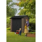 Keter Apex 7,5 x 7 Walnut kerti ház, padlóval