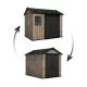 Keter Apex 7,5 x 9 Ashwood kerti ház padlóval