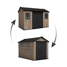Keter Apex 7,5 x 11 Ashwood kerti ház, padlóval