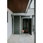 Kerti ház Keter Essential 6 x 4 sötétszürke / fehér, padlóval