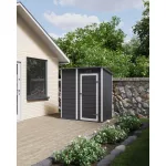 Kerti ház Keter Essential 6 x 4 sötétszürke / fehér, padlóval