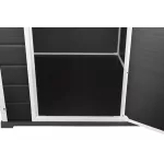 Kerti ház Keter Essential 6 x 4 sötétszürke / fehér, padlóval