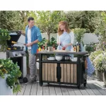 Keter UNITY XL 207 l grillasztal Ashwood