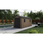 Keter Apex 7,5 x 15 Ashwood kerti ház, padlóval