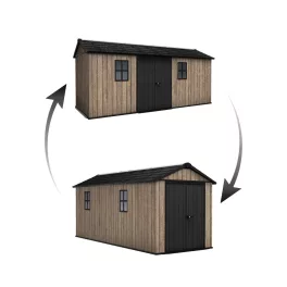 Keter Apex 7,5 x 17 Ashwood kerti ház, padlóval