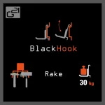 G21 BlackHook rake akasztó rendszer 21,5 x 10 x 13 cm