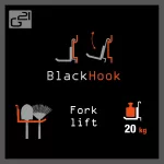 G21 BlackHook fork lift akasztó rendszer 9 x 19 x 24 cm